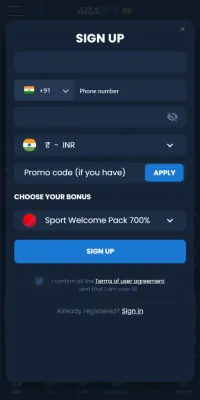 4rabet Aviator App Screenshot 3